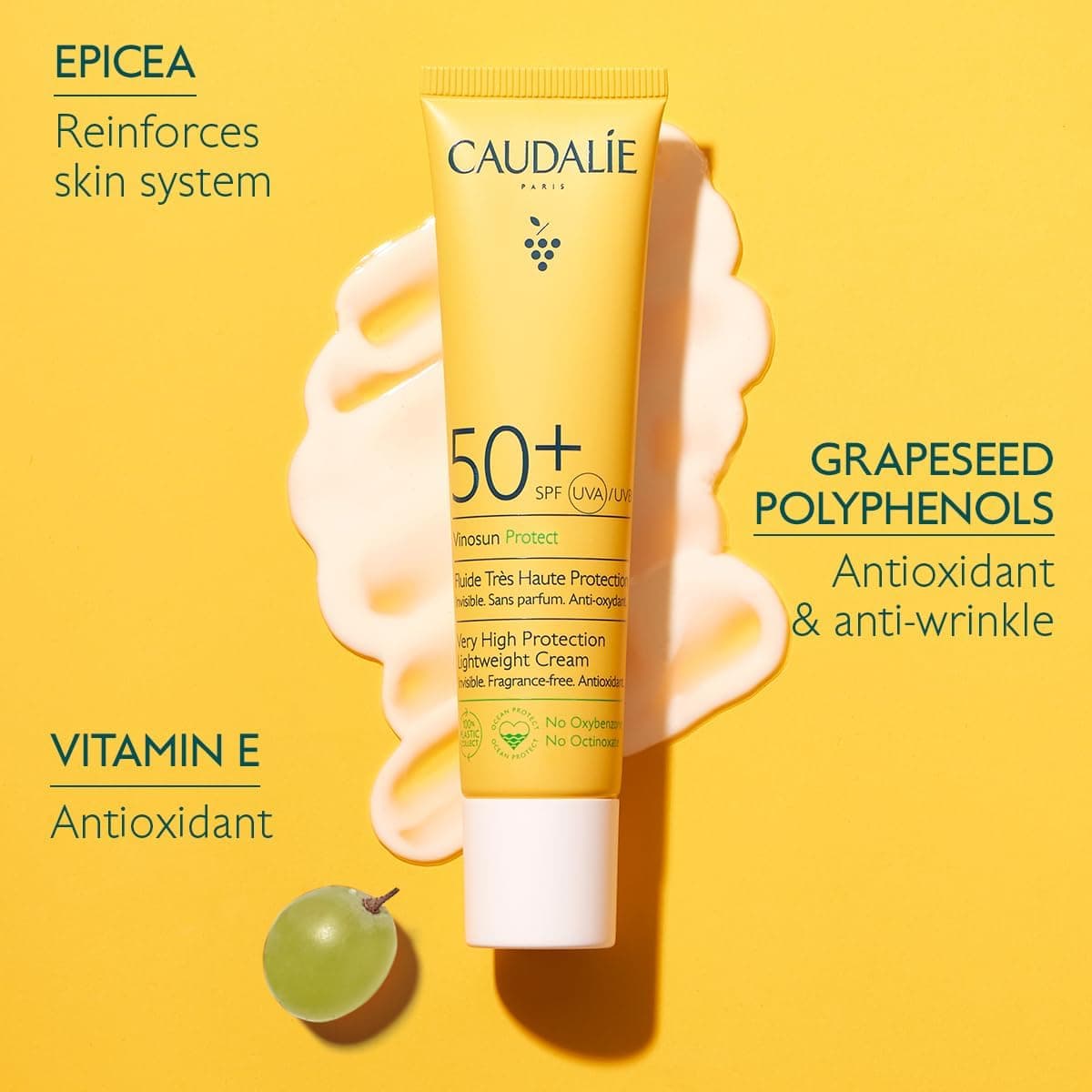 کرم ضد آفتاب SPF50+ وینوسان کدلی 40میل